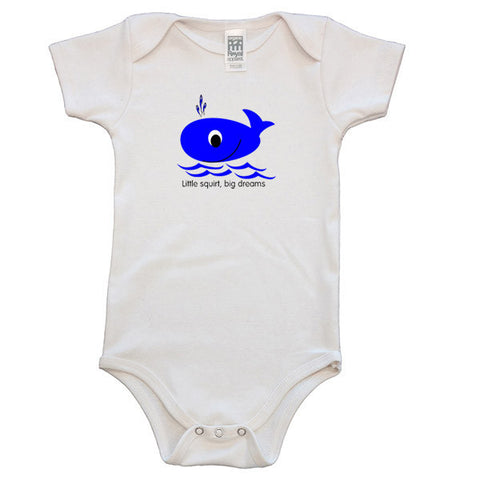 Blue Whale Baby Rompers