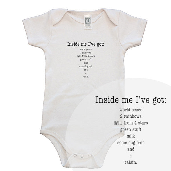 Inside Me Baby Rompers
