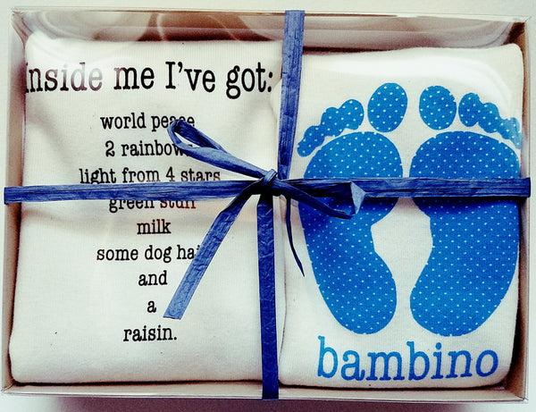 Gift Set/2 Baby Boy Rompers